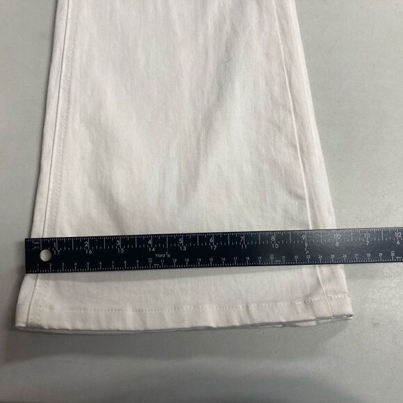 Rerock For Express Women's White Low-Rise Stretch Embellished Flare Jeans Size 8 - Picture 3 of 12